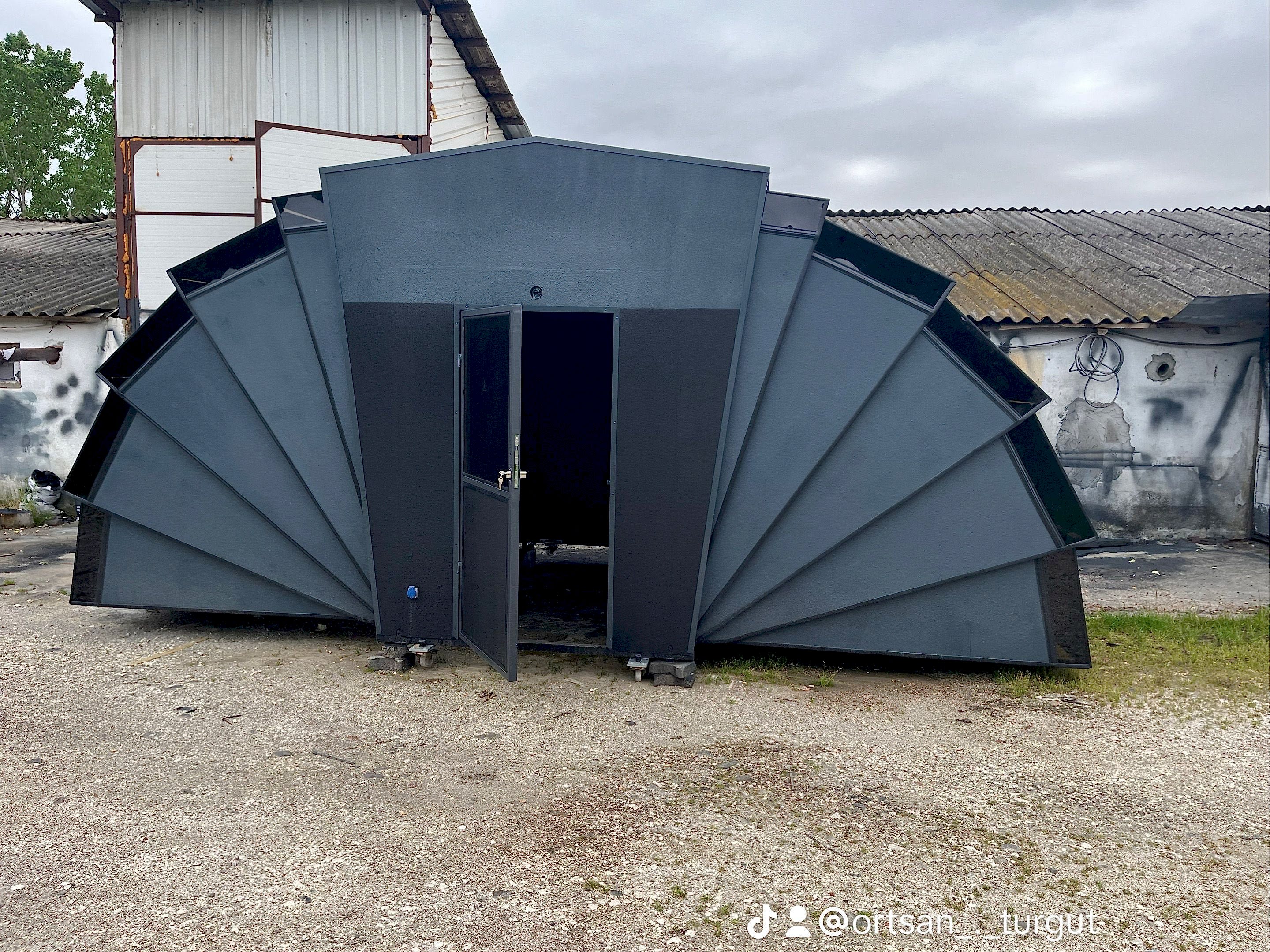 Comfort exstra Model Uzaktan Kumandalı fiberglass  garaj