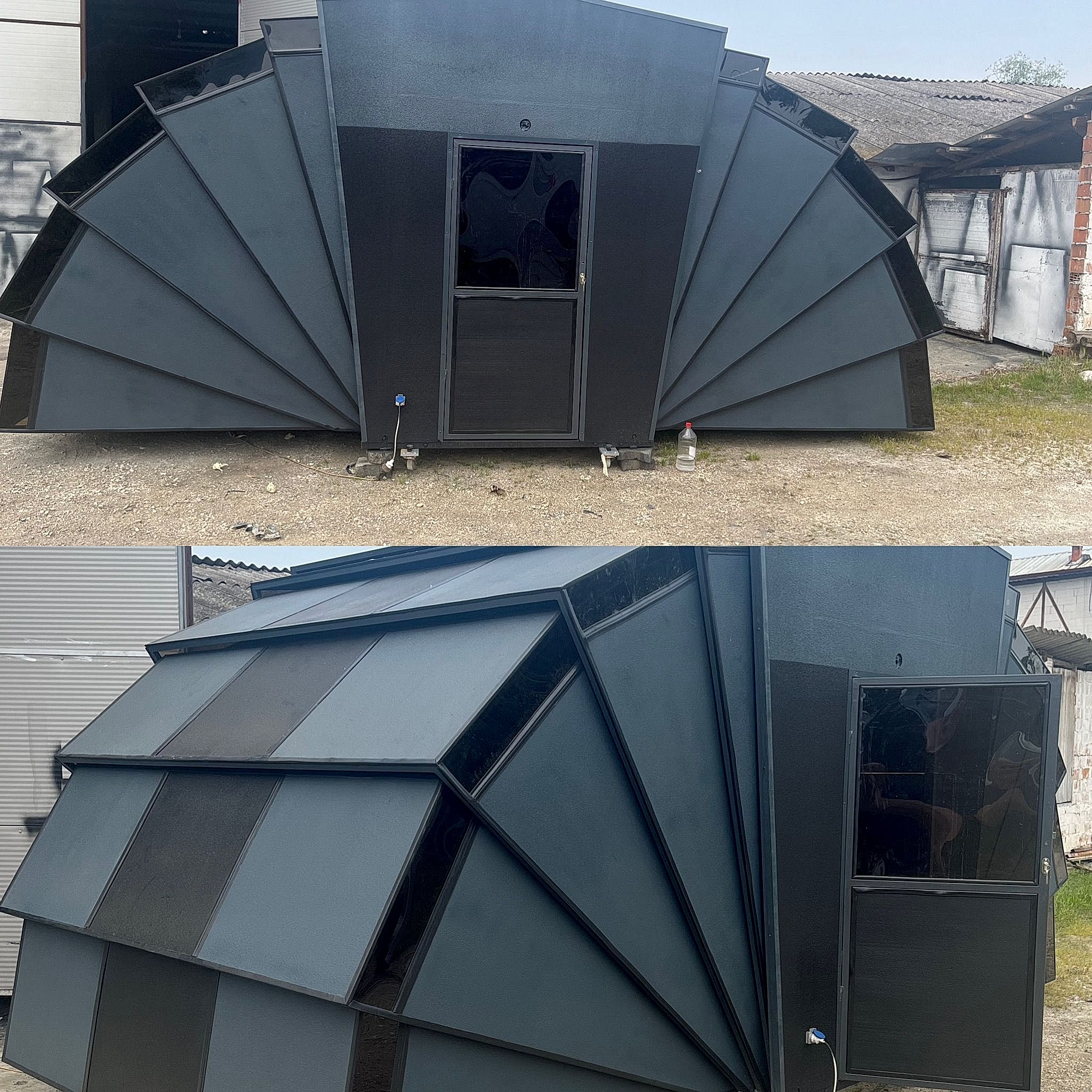 Comfort exstra Model Uzaktan Kumandalı fiberglass  garaj