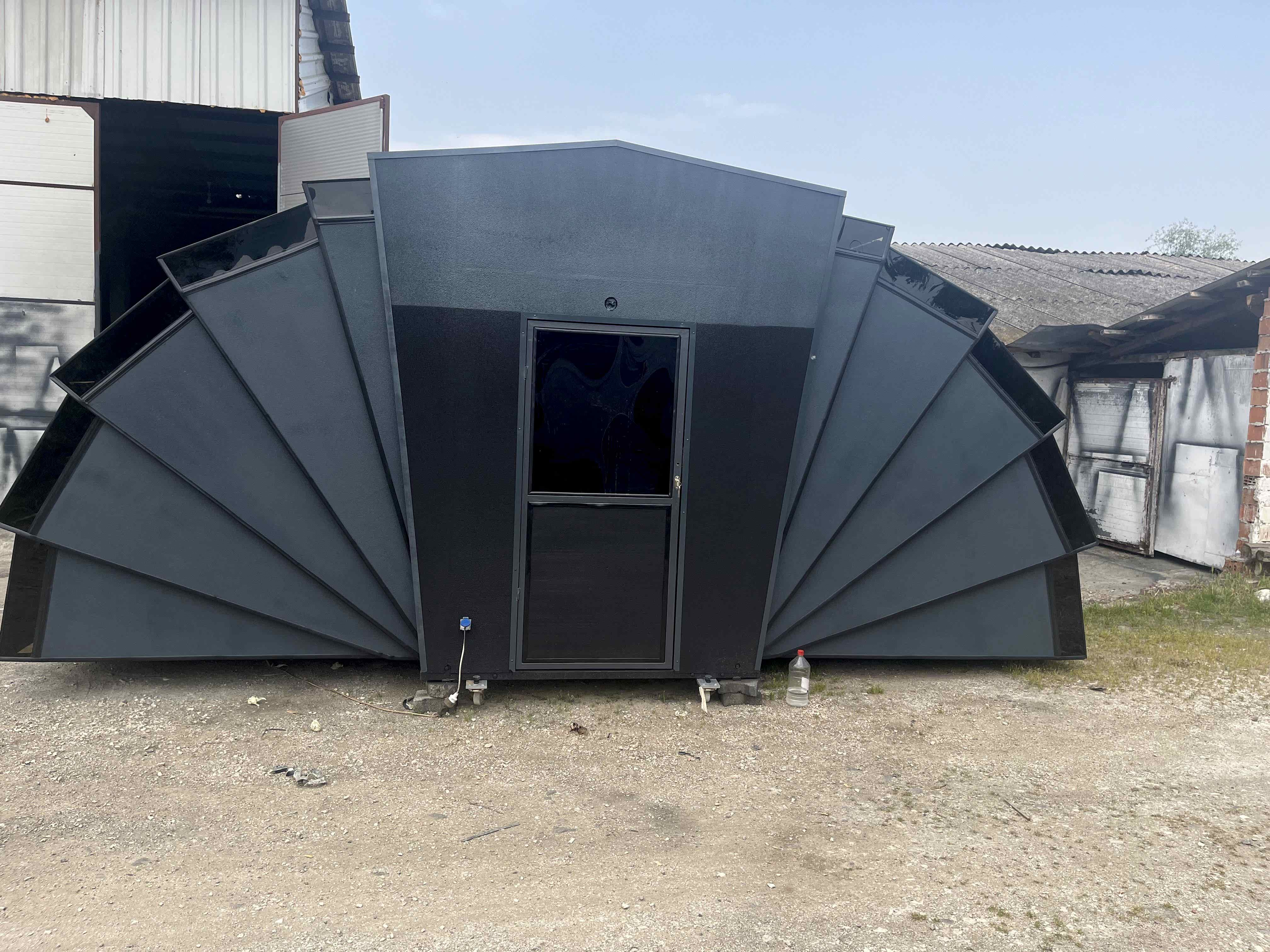 Comfort exstra Model Uzaktan Kumandalı fiberglass  garaj